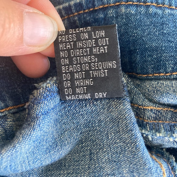 Berek 2 Denim Jean Jacket with Bling Takako Sakon Size Small** (please read) - Picture 9 of 12